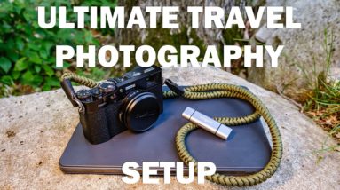 The Ultimate Ultralight Travel Photography Setup: Fujifilm X100V, iPad Pro, and card reader